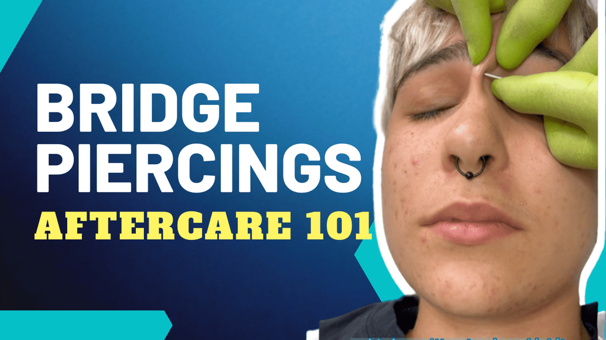 The Ultimate Guide to Bridge Piercings: Types, Aftercare, and Tips – Pierced