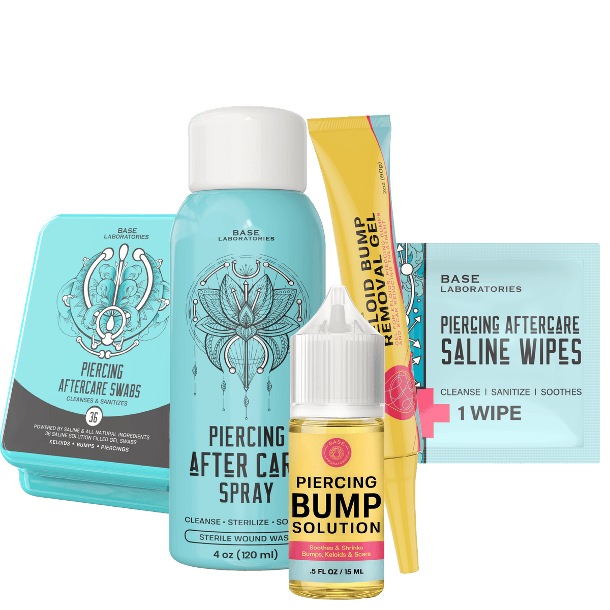 Complete Piercing Bump Kit Bundle Base Laboratories