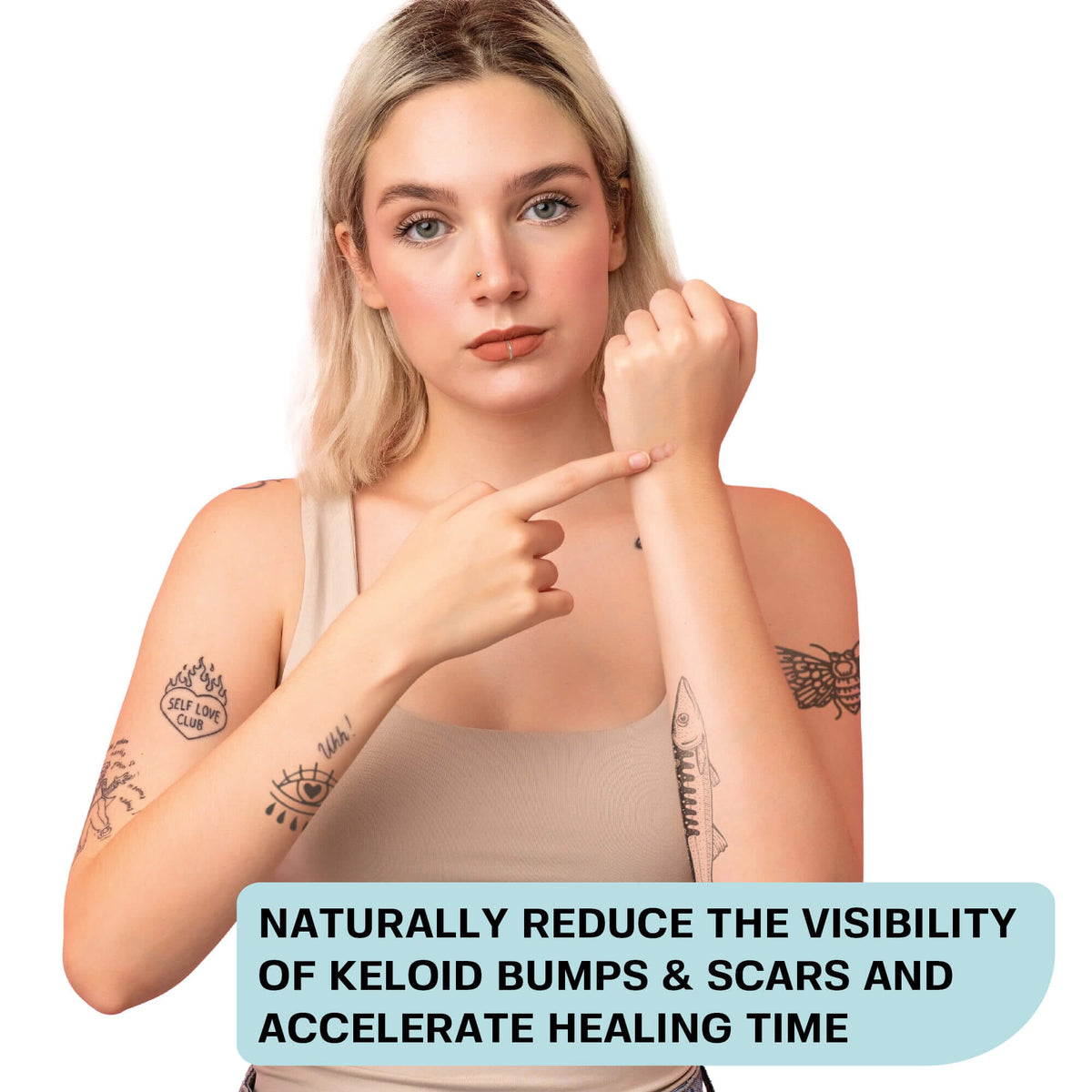 Piercing Bump Treatment & Keloid Bump Remover Piercing Aftercare Oil
