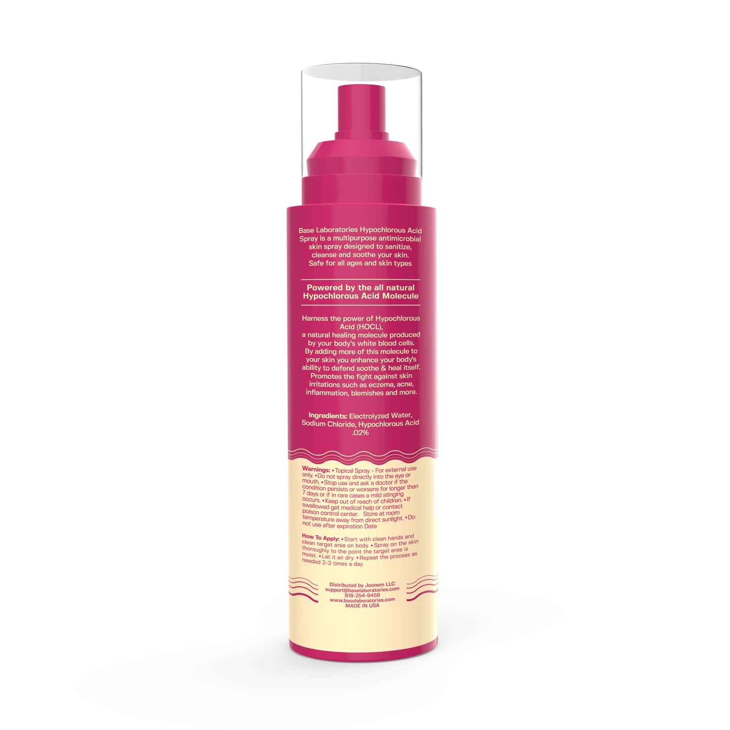 Piercing Aftercare Hypochlorous Acid Spray (8oz) Wholesale Wholesale Bundle Base Laboratories