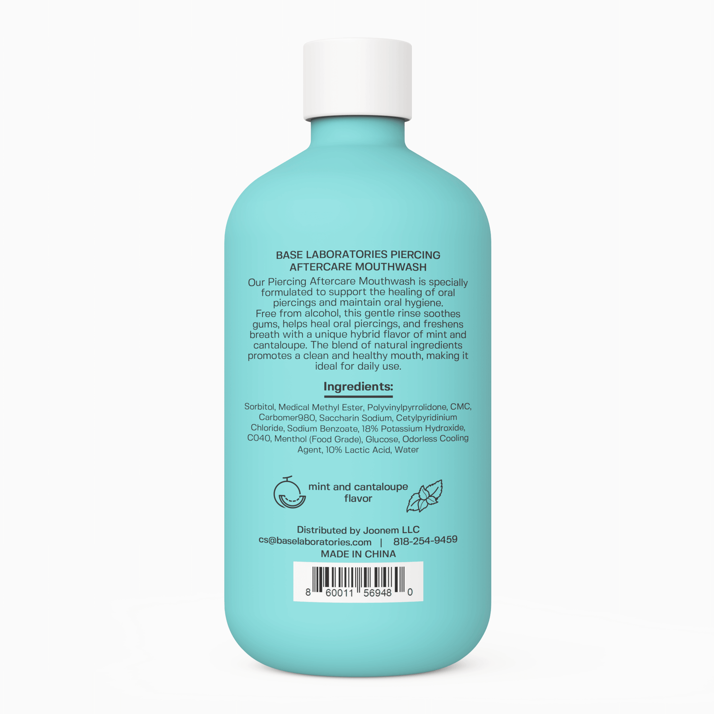 Piercing Aftercare Oral Care Mouthwash – Alcohol-Free Healing Rinse (16 oz) Piercing Base Laboratories