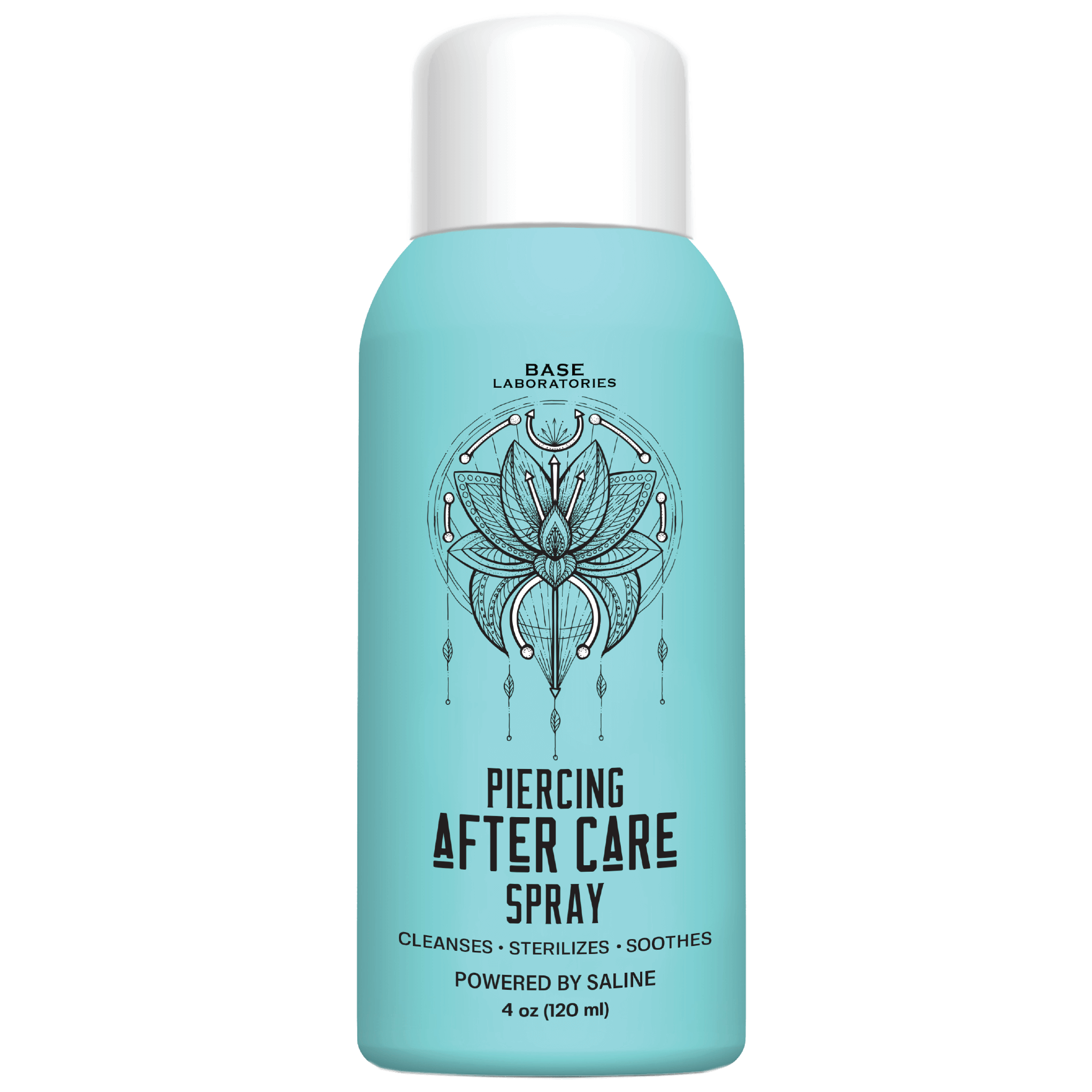 Piercing Aftercare Spray - Soothes & Cleanses All Piercing Types - 4oz Topical baselaboratories