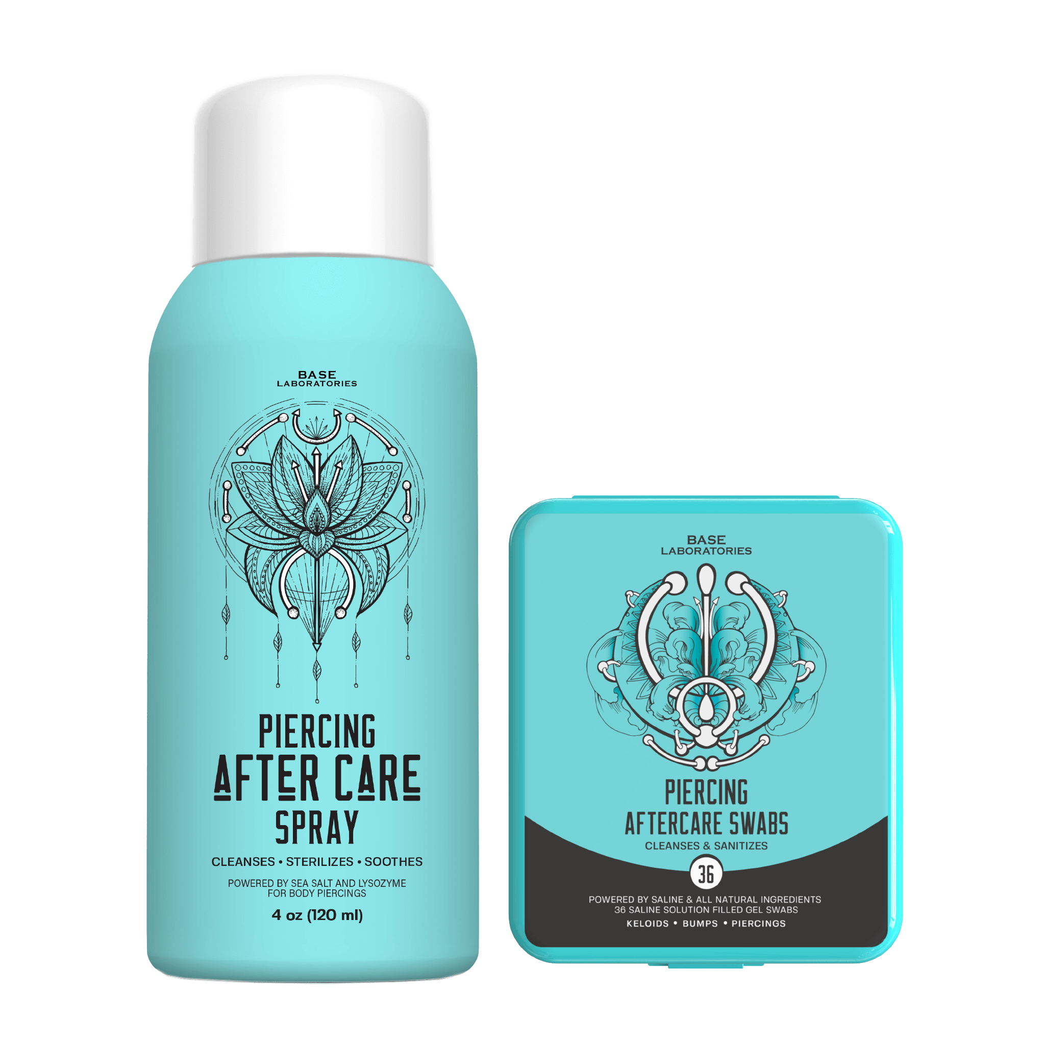 Pure Piercing Aftercare Duo Bundle Base Laboratories