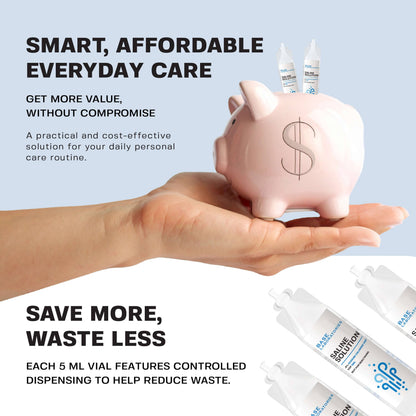 0.9% Saline Solution Vials — Compatible with Nebulizer Machines & Mesh Nebulizers Base Laboratories 