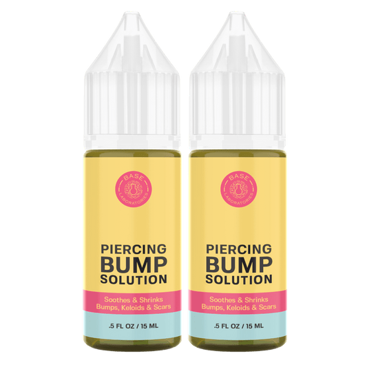 2 Pack - Piercing Bump Treatment - Bump, Keloid & Scar Relief Oil Topical baselaboratories 