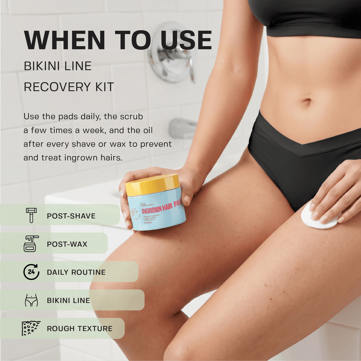 Bikini Line Recovery Kit Bundle Base Laboratories 