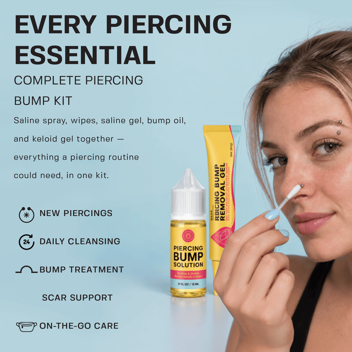 Complete Piercing Bump Kit Bundle Base Laboratories 