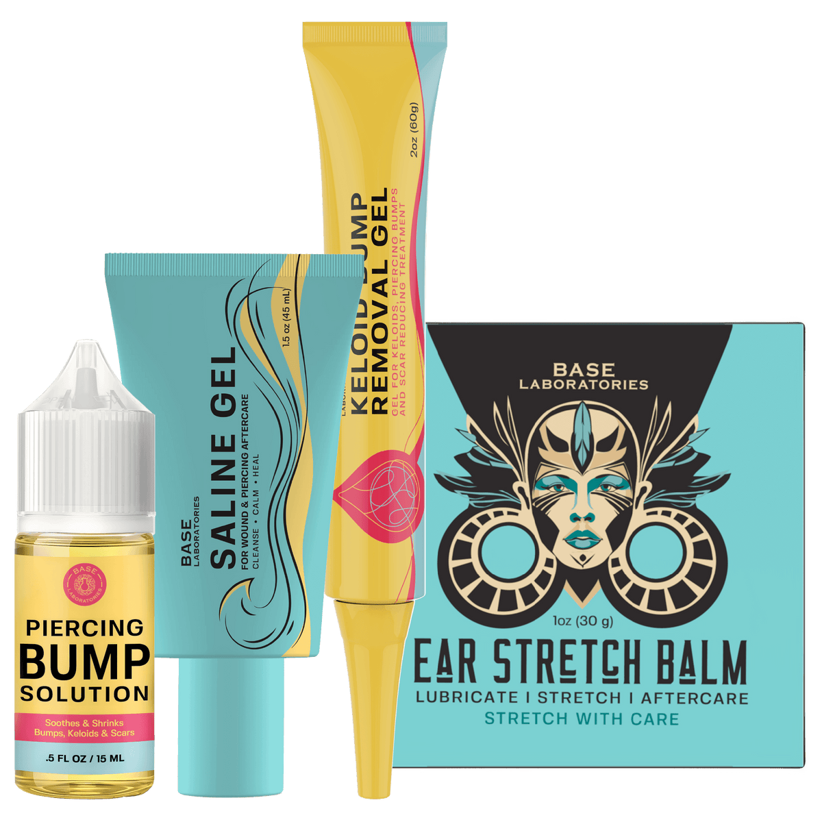 Ear Stretching Support Kit Bundle Base Laboratories 