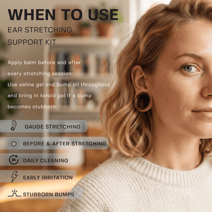 Ear Stretching Support Kit Bundle Base Laboratories 