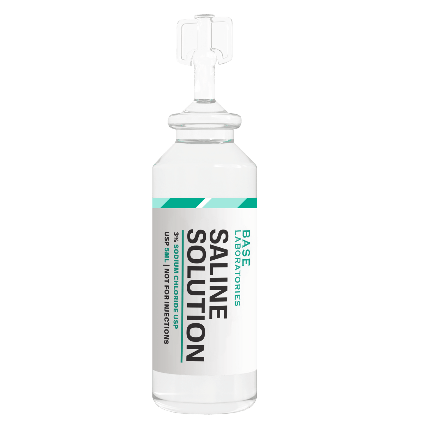 Mesh Nebulizer + 3% Hypertonic Saline Vials Bundle — Portable Fine Mist Device with 25 Single-Use Vials