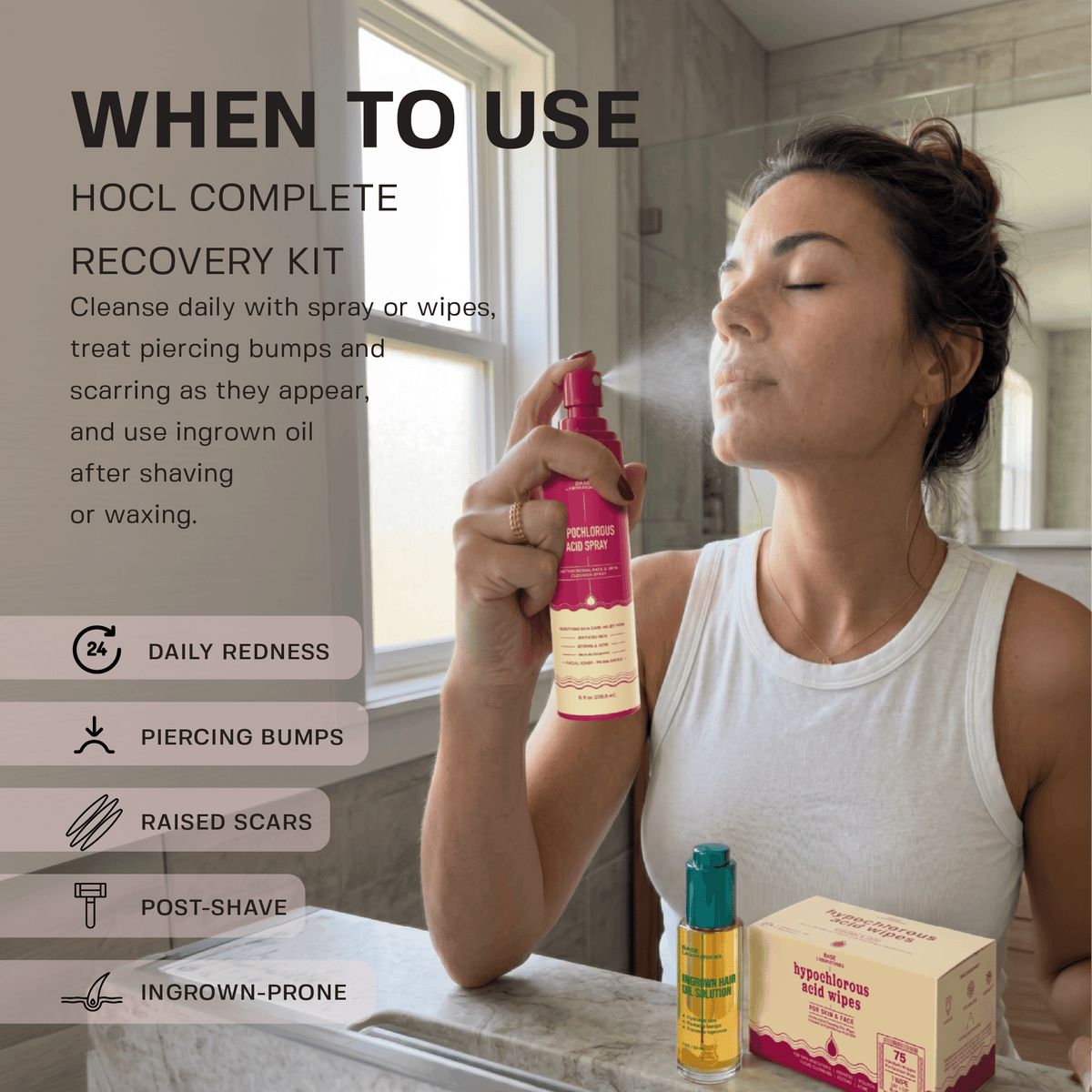 HOCL Complete Recovery Kit Bundle Base Laboratories 