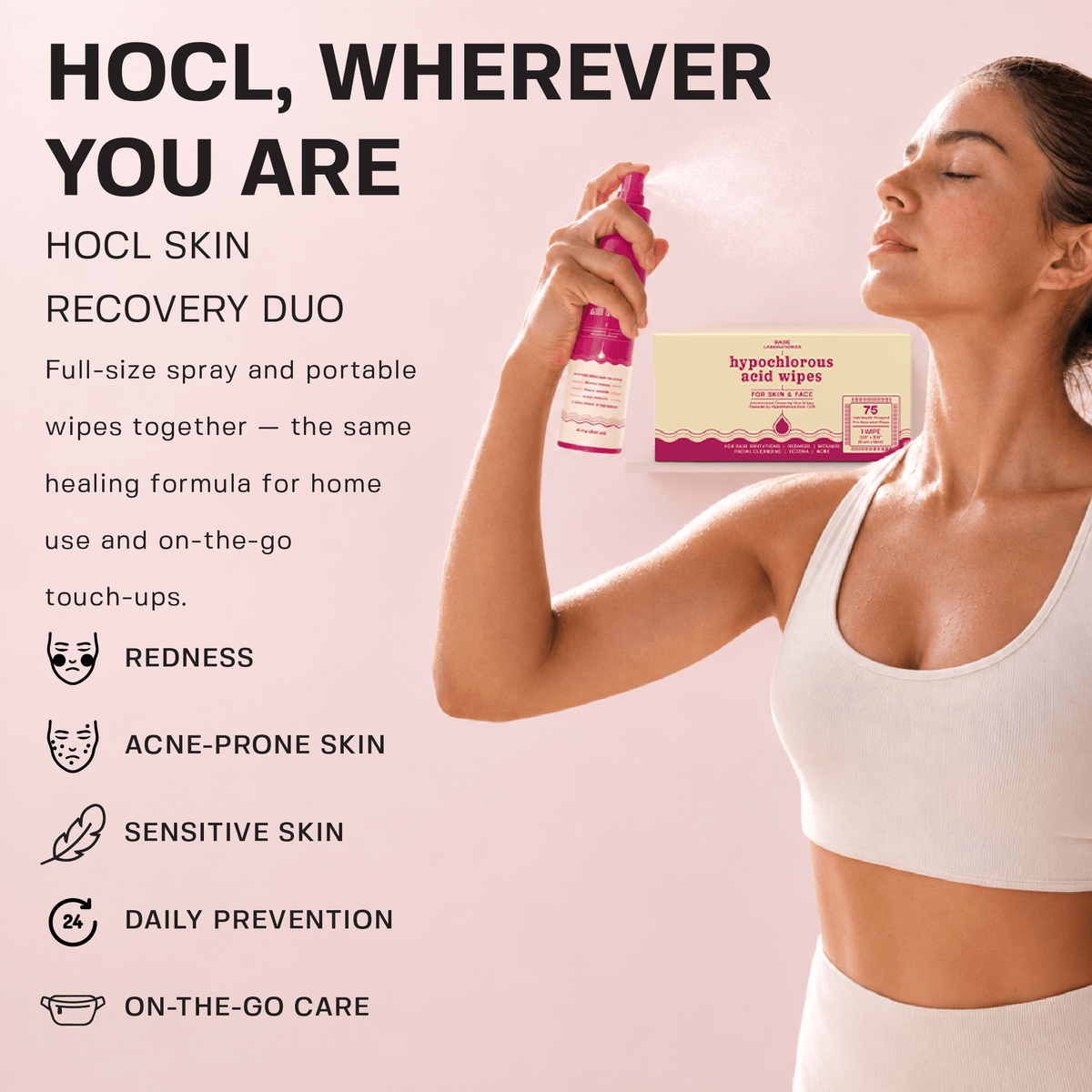 HOCL Skin Recovery Duo Bundle Base Laboratories 