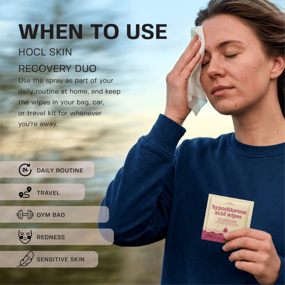 HOCL Skin Recovery Duo Bundle Base Laboratories 
