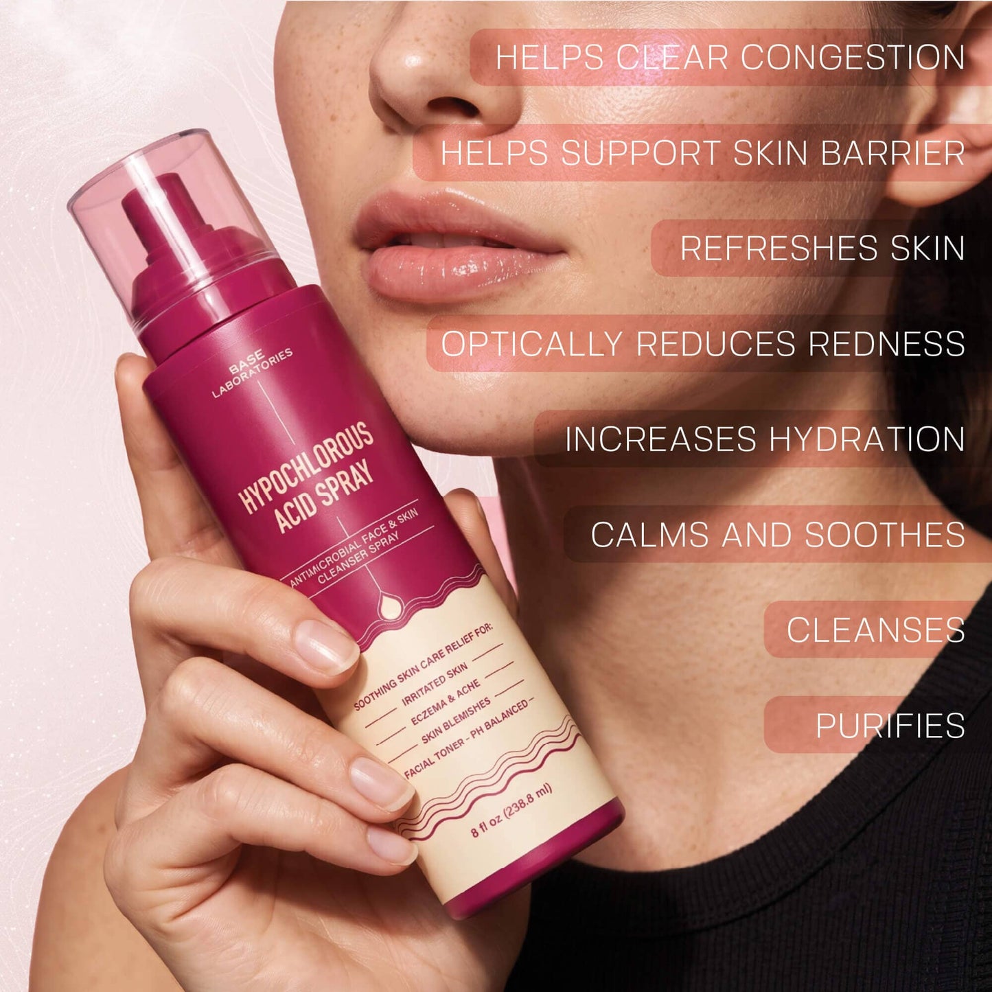 Hypochlorous Acid Spray Topical Base Laboratories 