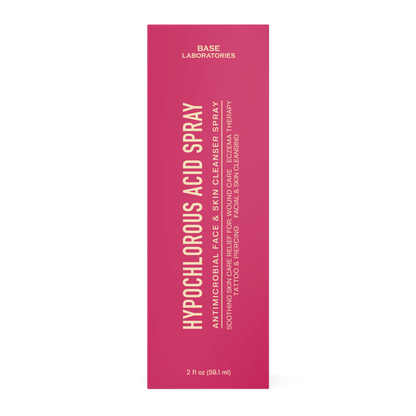 Hypochlorous Acid Spray – Travel Size Facial Toner & Skin Repair Cleanser (2oz) Topical Base Laboratories 
