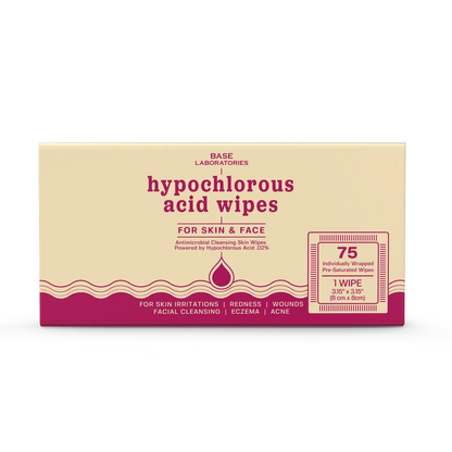 Hypochlorous Acid Wipes Topical Base Laboratories 