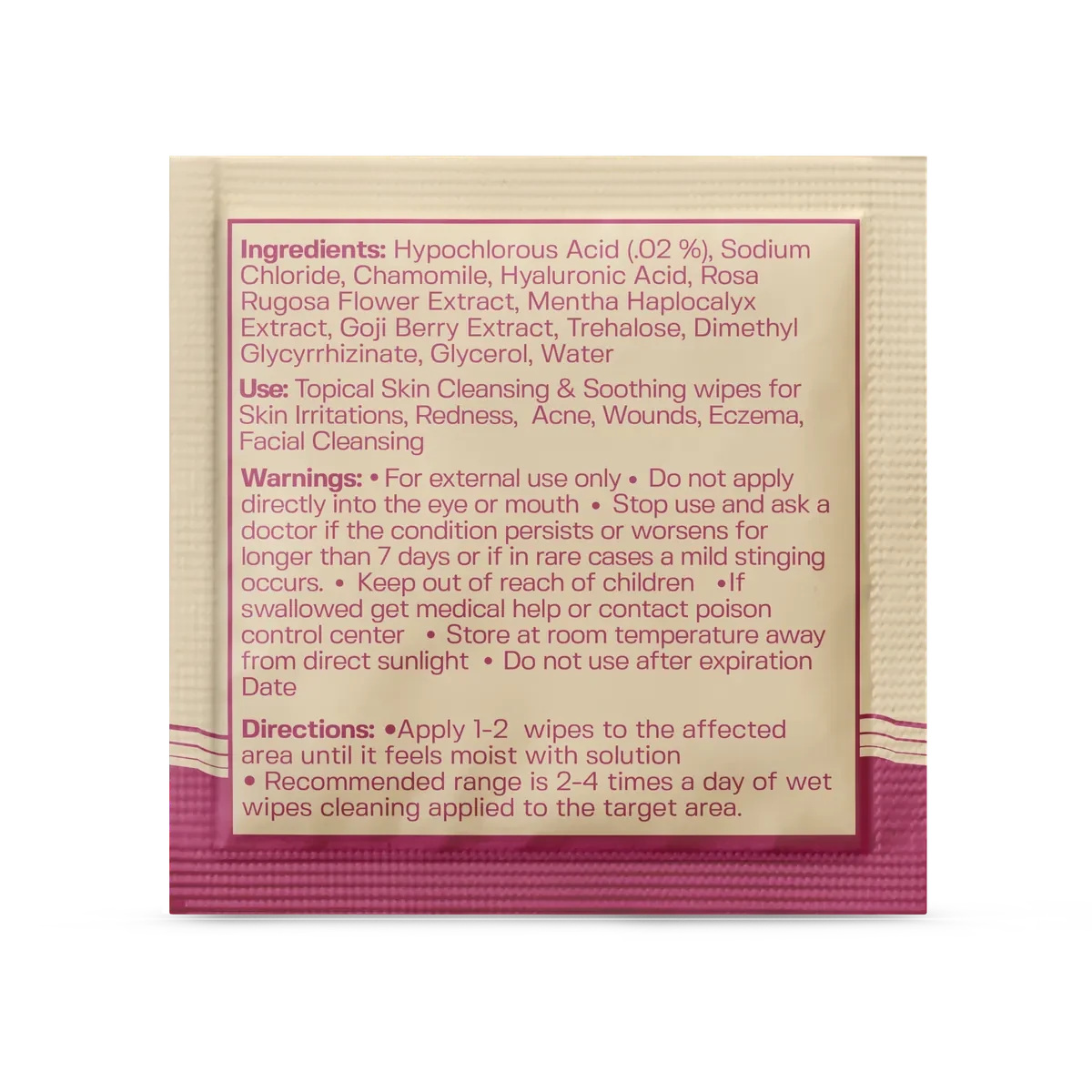 Hypochlorous Acid Wipes Topical Base Laboratories 