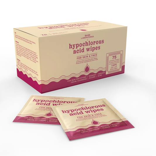 Hypochlorous Acid Wipes Topical Base Laboratories 