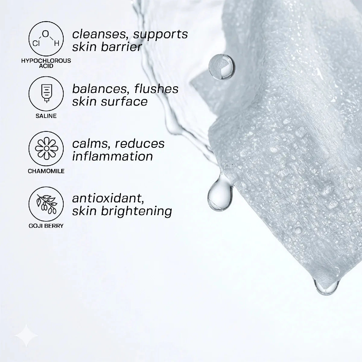 Hypochlorous Acid Wipes Topical Base Laboratories 