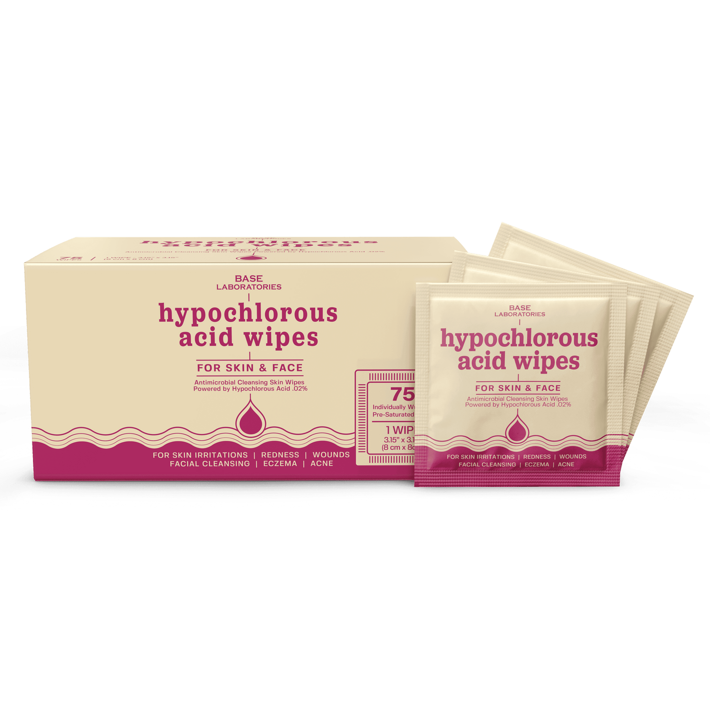 Hypochlorous Acid Wipes Wholesale Pack 15-Bottles Wholesale Bundle baselaboratories 