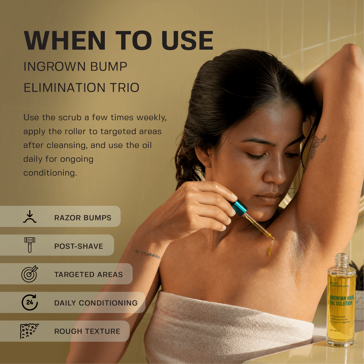 Ingrown Bump Care Trio Bundle Base Laboratories