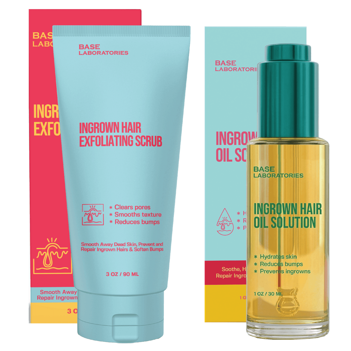 Ingrown Hair Reset Duo Bundle Base Laboratories 