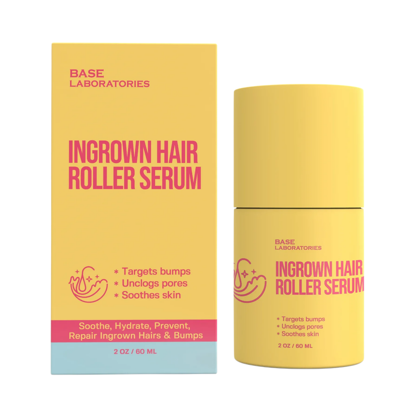 Ingrown Hair Roller Serum ingrown Base Laboratories 