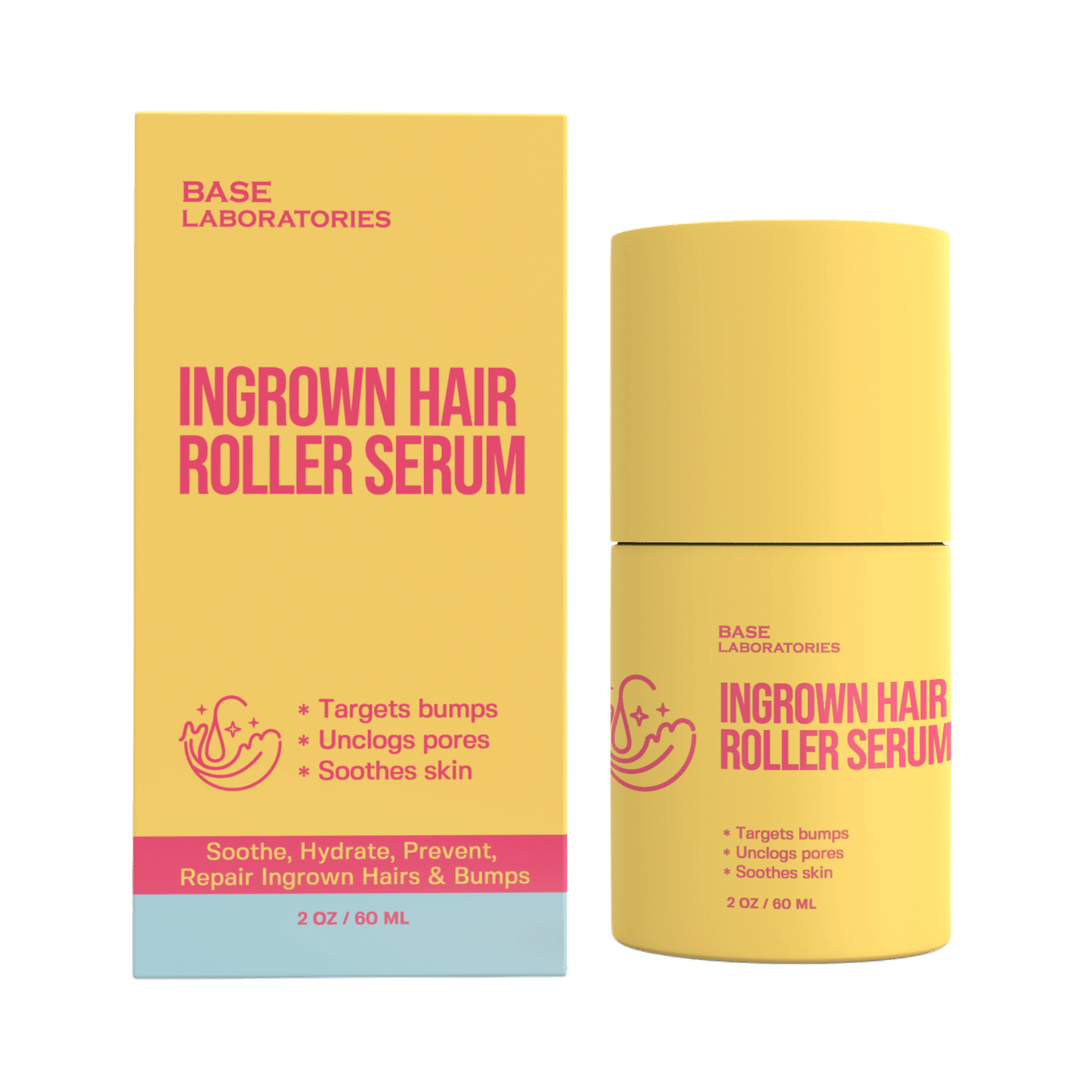 Ingrown Hair Roller Serum ingrown Base Laboratories 