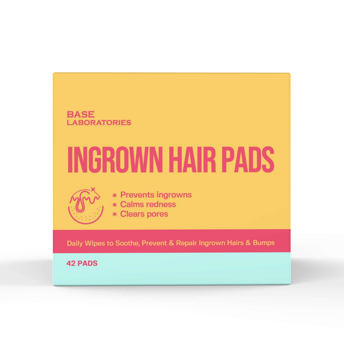 Ingrown Hair Treatment Pads Base Laboratories 