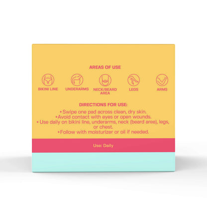 Ingrown Hair Treatment Pads ingrown Base Laboratories 