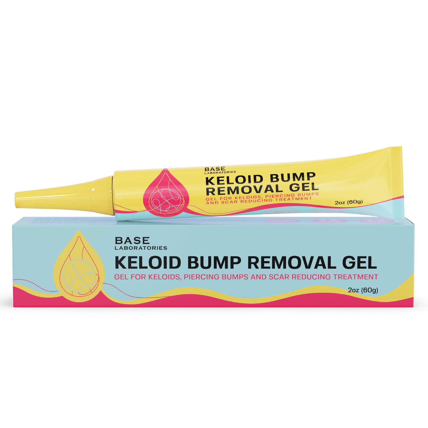 KELOID BUMP REMOVAL GEL - KELOID BUMP & SCAR REDUCING GEL Topical baselaboratories 