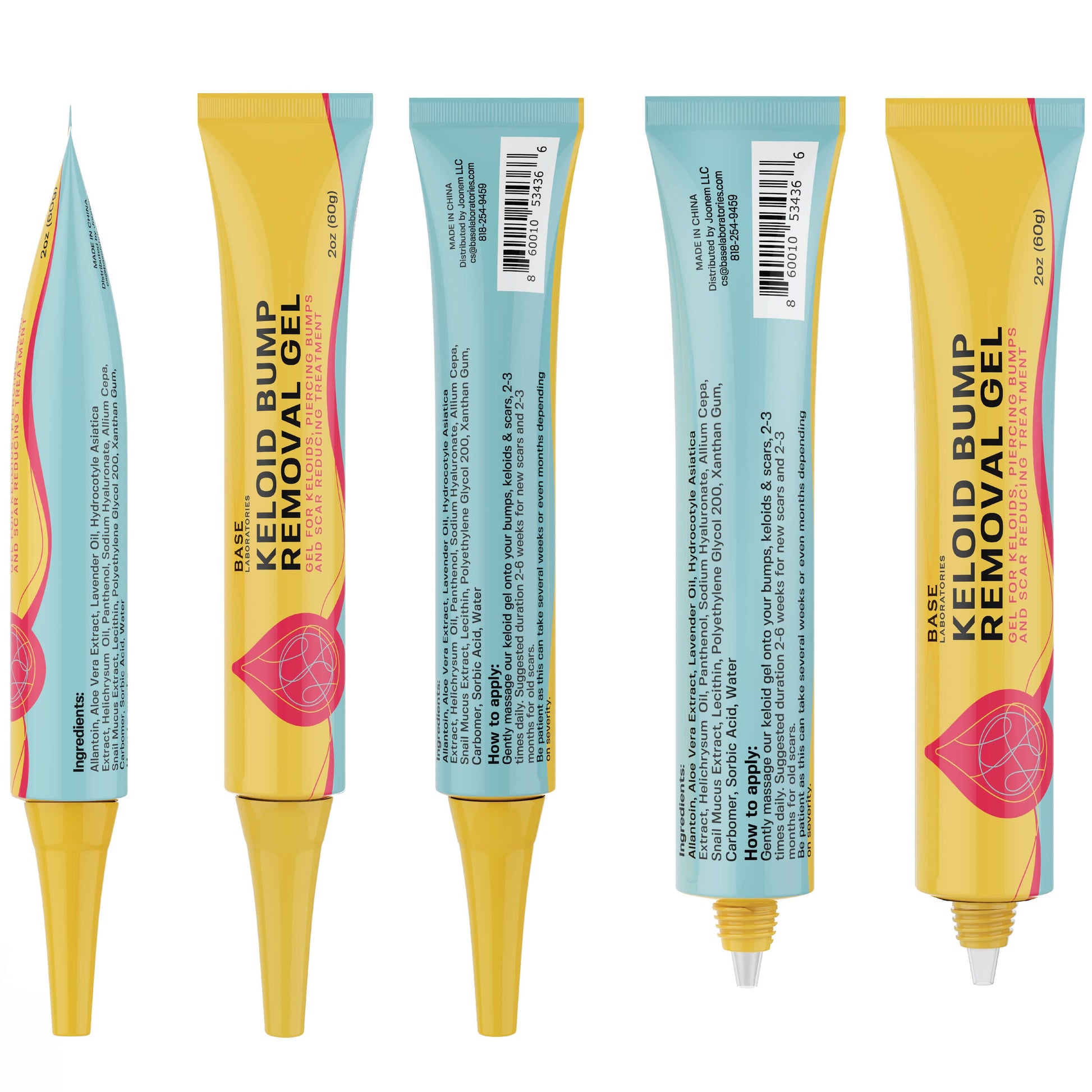 KELOID BUMP REMOVAL GEL - KELOID BUMP & SCAR REDUCING GEL Topical baselaboratories 