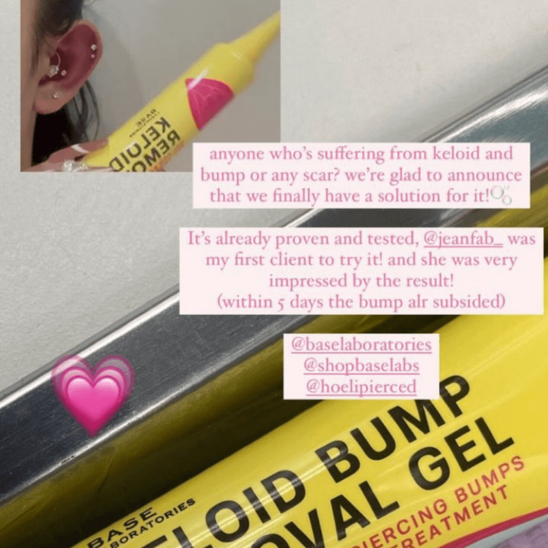 Keloid Bump Removal Gel Topical Base Laboratories 