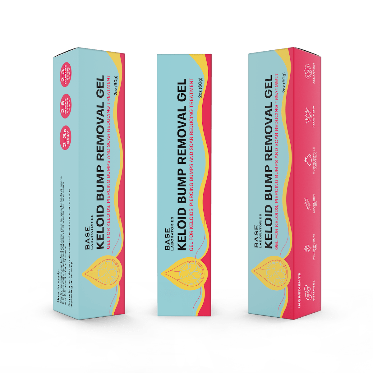 Keloid Bump & Scar Reducing Gel (2oz) Wholesale Wholesale Bundle Base Laboratories 