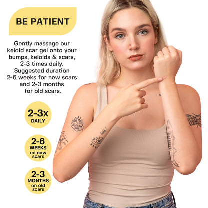 Got a keloid that won't go away? This duo targets it from both angles.