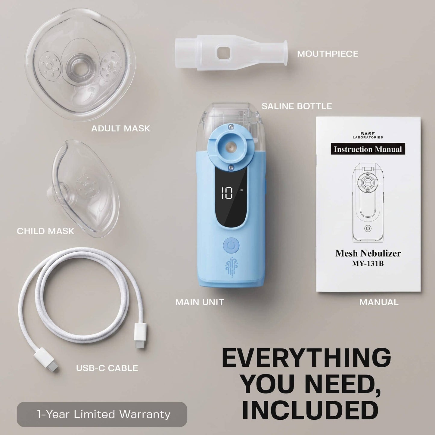 Mesh Nebulizer Base Laboratories 