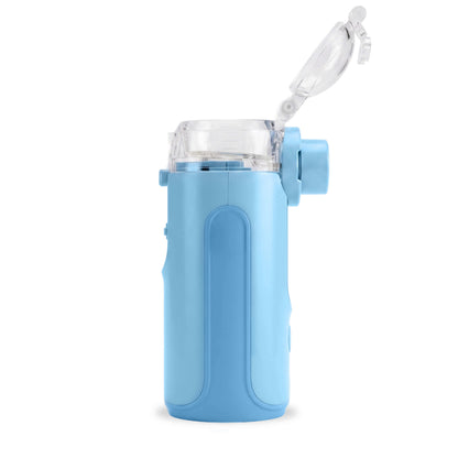 Mesh Nebulizer + 3% Hypertonic Saline Vials Bundle — Portable Fine Mist Device with 25 Single-Use Vials