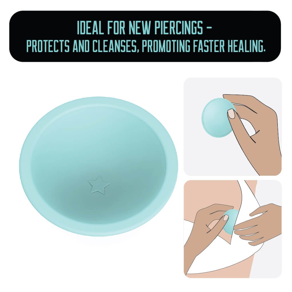 Nipple Piercing Aftercare Soaker Set of 2 Base Laboratories 