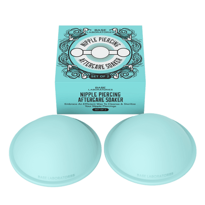 Nipple Piercing Aftercare Soaker Set of 2 Base Laboratories 
