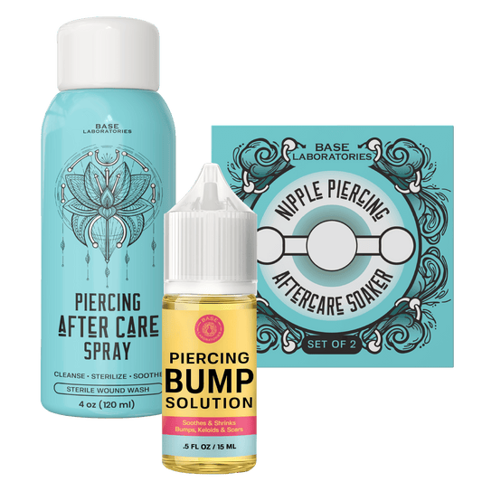 Nipple Piercing Recovery Kit Bundle Base Laboratories 