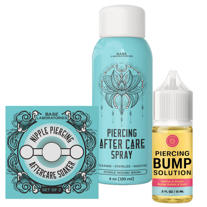 Nipple Piercing Recovery Kit Bundle Base Laboratories 