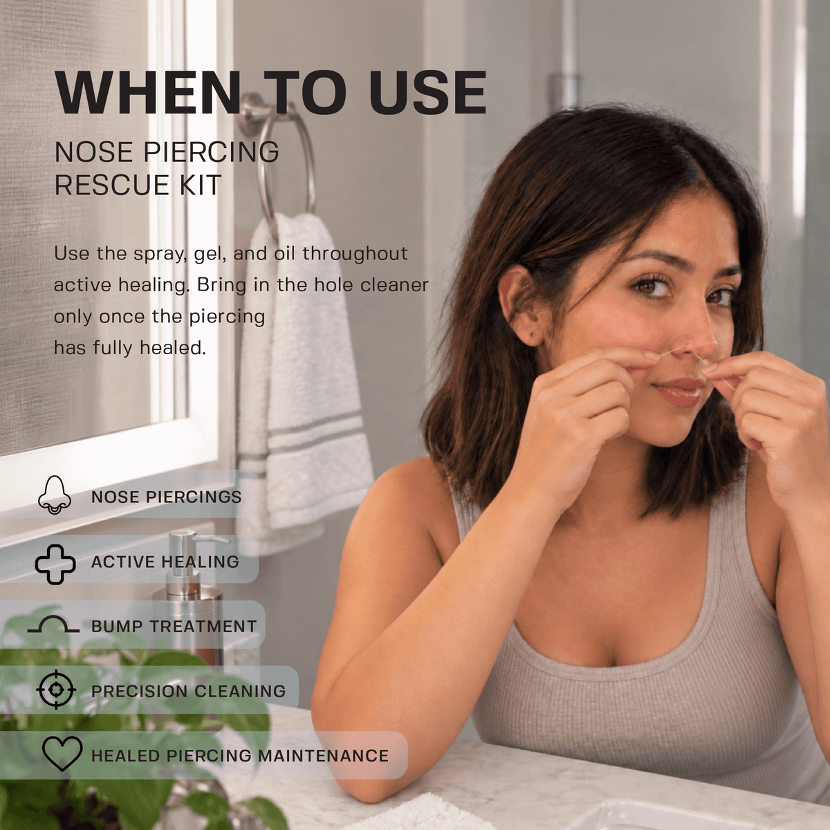Nose Piercing Rescue Kit Bundle Base Laboratories 
