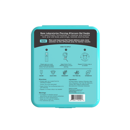 Piercing Aftercare Gel Swabs Wholesale Bundle Wholesale Bundle baselaboratories 