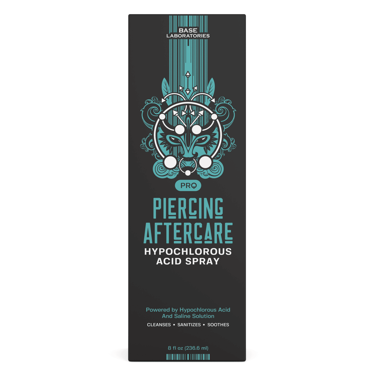 Piercing Aftercare Hypochlorous Acid Spray Topical Base Laboratories 