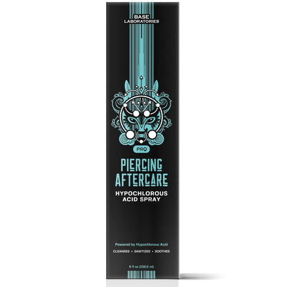 Piercing Aftercare Hypochlorous Acid Spray Topical Base Laboratories 