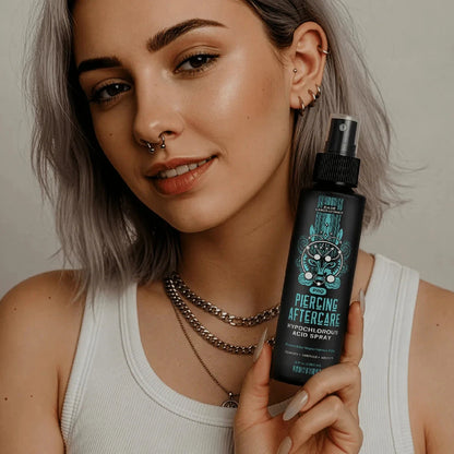 Piercing Aftercare Hypochlorous Acid Spray Topical Base Laboratories 