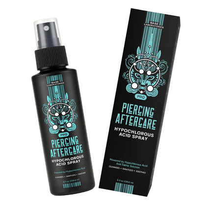 Piercing Aftercare Hypochlorous Acid Spray Topical Base Laboratories 