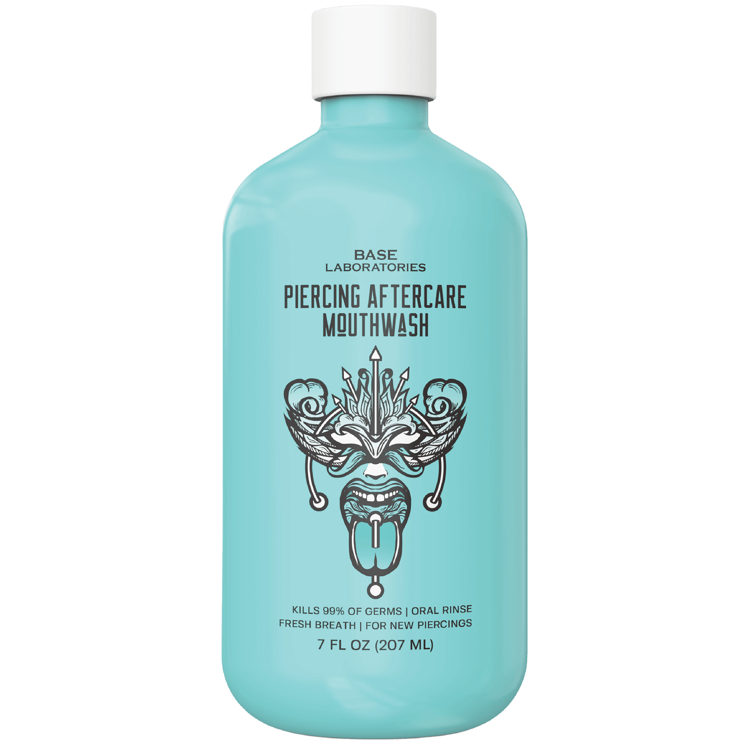 Piercing Aftercare Oral Care Mouthwash – Alcohol-Free Healing Rinse (16 oz) Piercing Base Laboratories 
