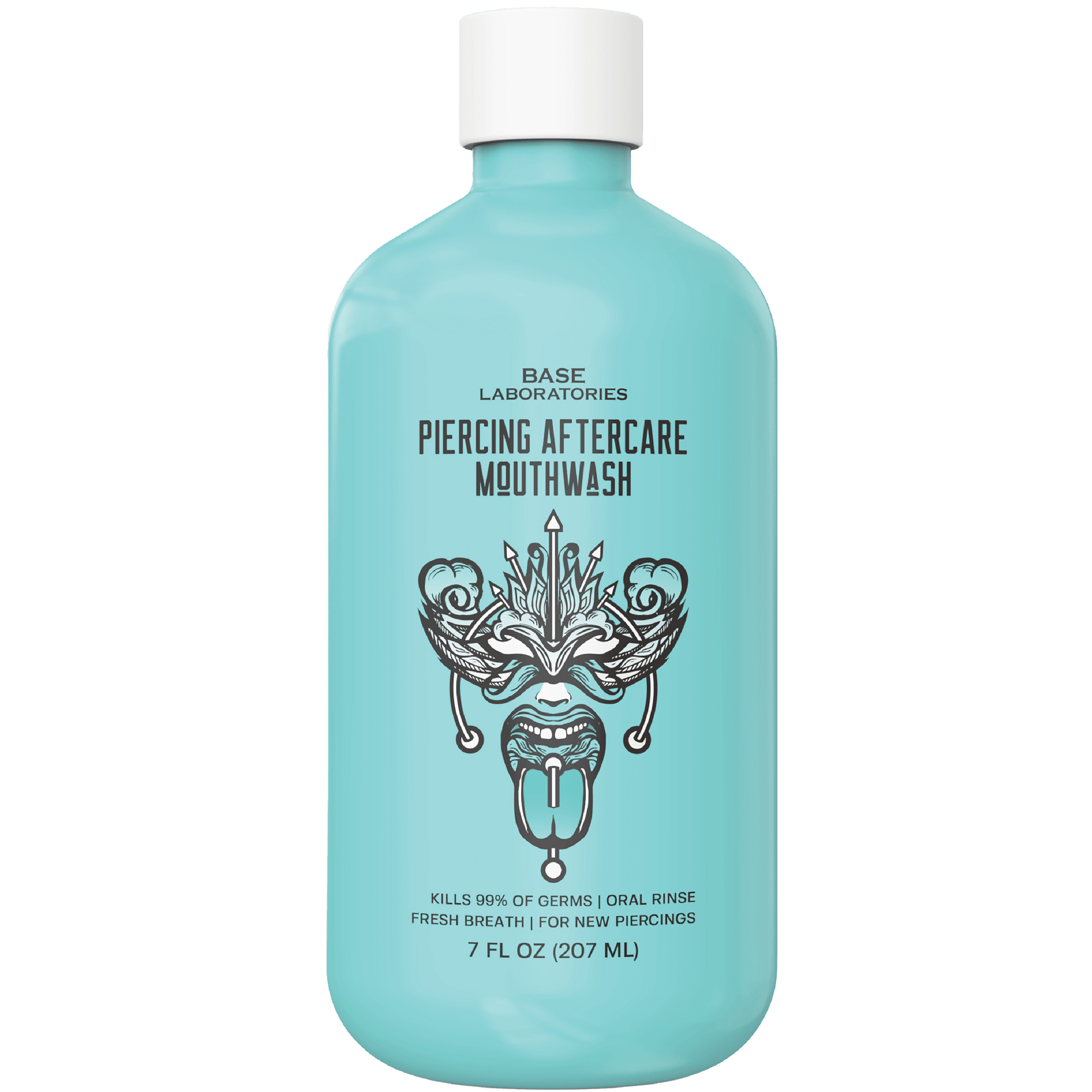 Piercing Aftercare Oral Care Mouthwash – Alcohol-Free Healing Rinse (16 oz) Piercing Base Laboratories 