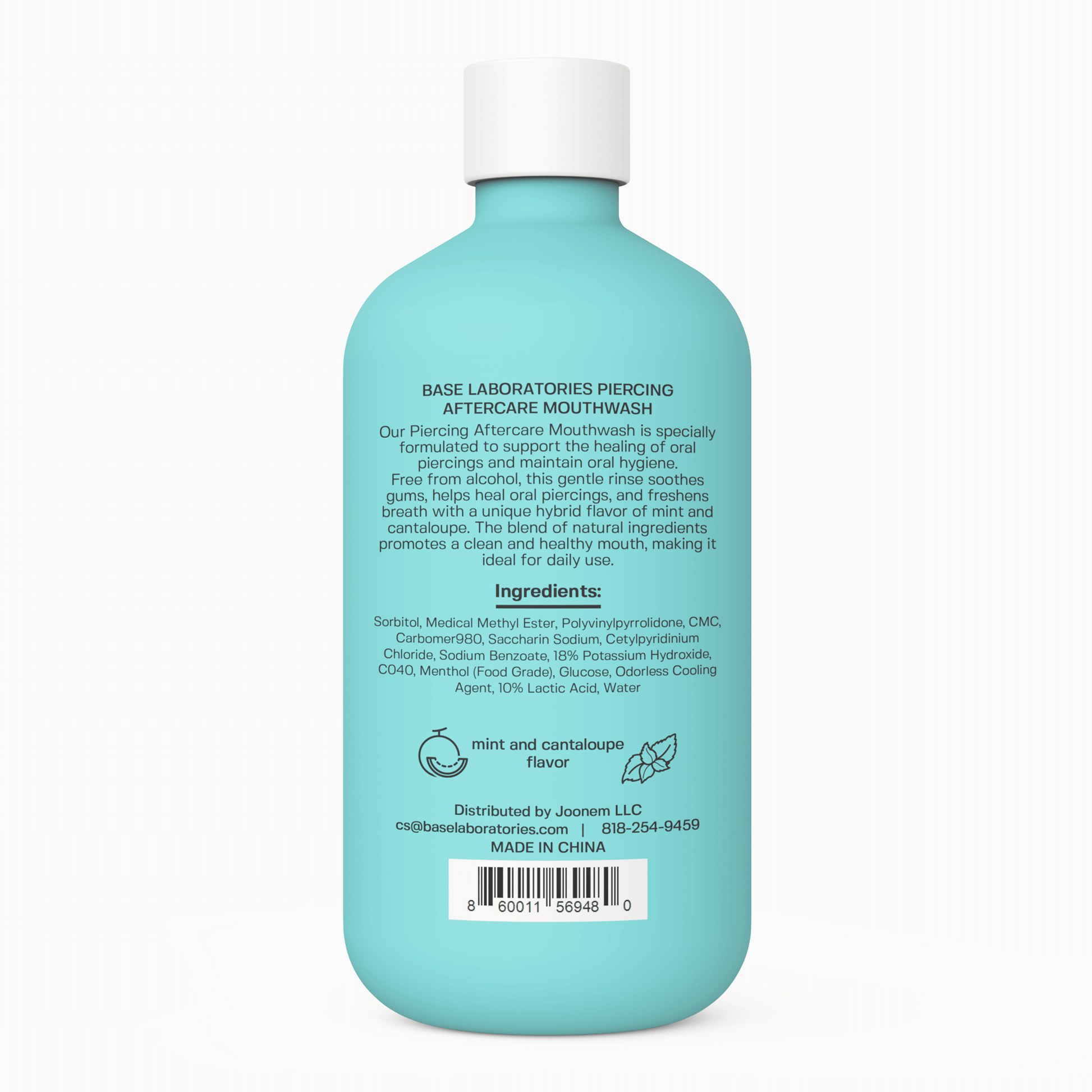 Piercing Aftercare Oral Care Mouthwash – Alcohol-Free Healing Rinse (16 oz) Piercing Base Laboratories 